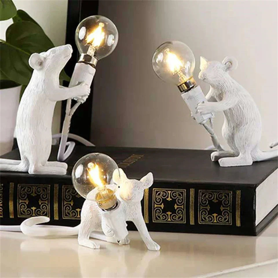 Compact Dark Office Table Lamp