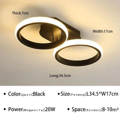 Elegant LED Ceiling Chandelier Light Fixture