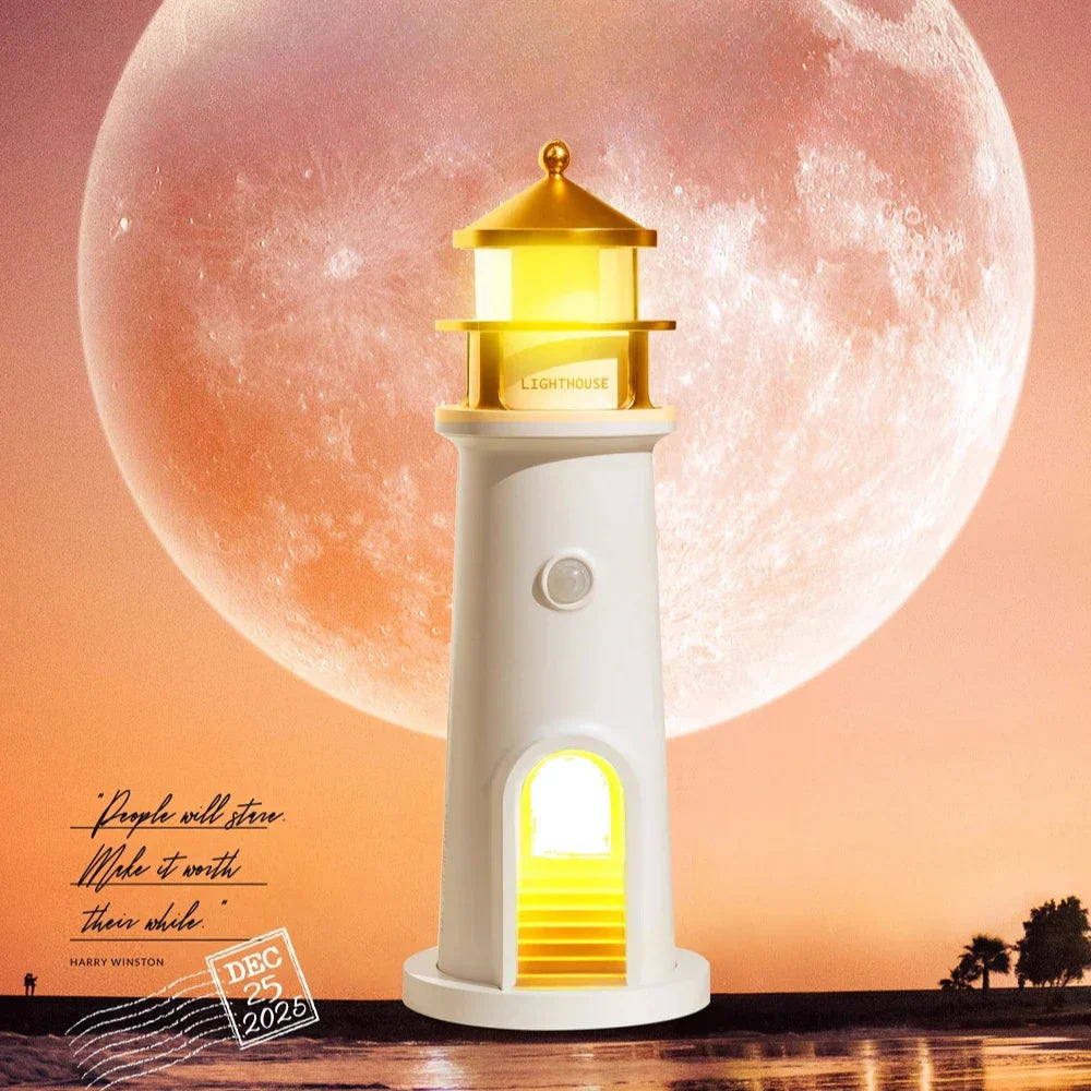 Coastal Ocean Night Table Lamp