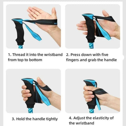Collapsible Hiking Sticks for Outdoor Travel