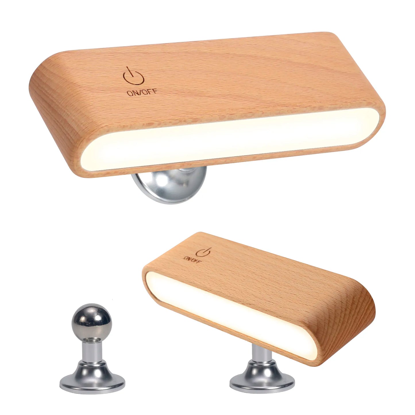 Adjustable Desk Wooden USB LED Nightlight
