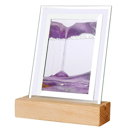 Colorful LED Moving Sand Table Lamp