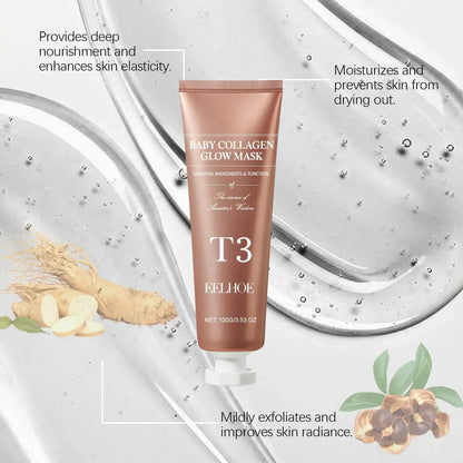 Natural Korean Face Collagen Glow Mask