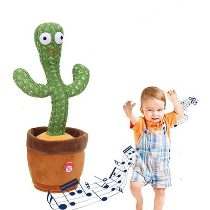 Fun Musical Dancing Cactus Soft Toy with 120 Songs