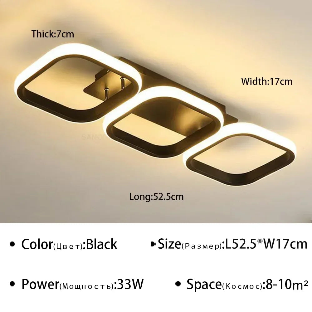 Elegant LED Ceiling Chandelier Light Fixture