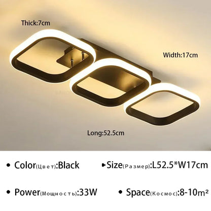 Elegant LED Ceiling Chandelier Light Fixture