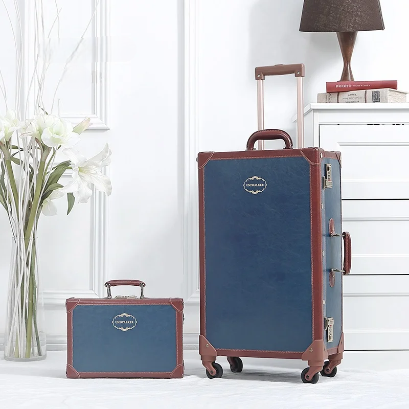 Vintage Style Hardshell Luggage Set