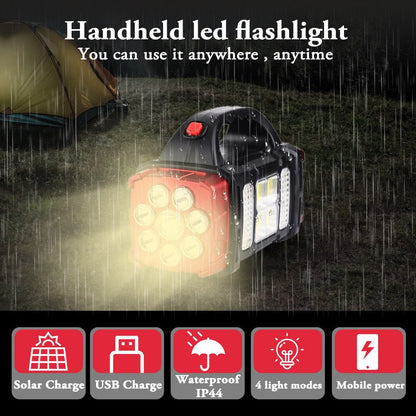 Portable Solar Powered LED Light Power Bank