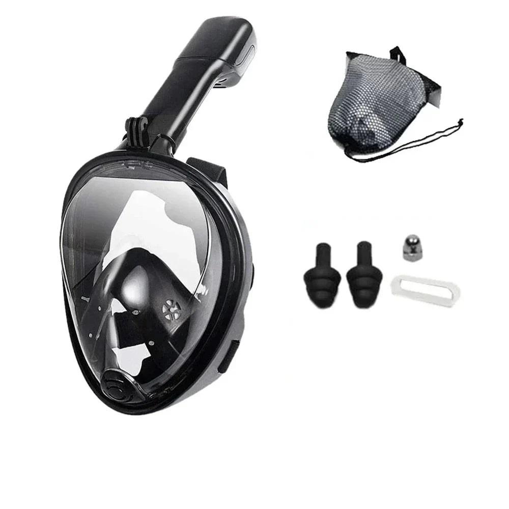 Clear View Full Face Snorkeling Mask for Kids and Adults