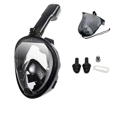 Clear View Full Face Snorkeling Mask for Kids and Adults