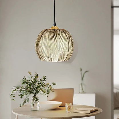 Modern Green Glass Pendant Lighting Fixture