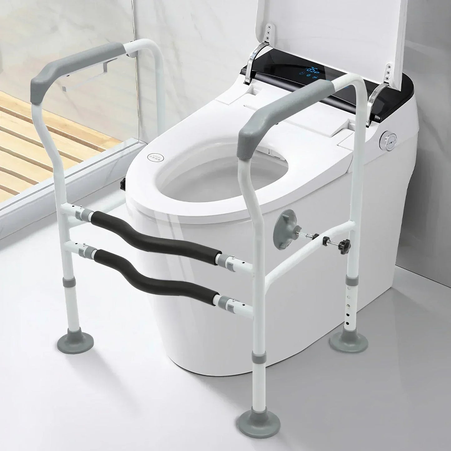 Easy Grip Adjustable Toilet Safety Handle Rails