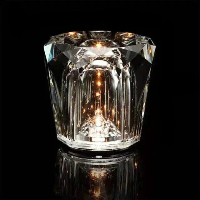 Luxury Metal Crystal Table Lamp