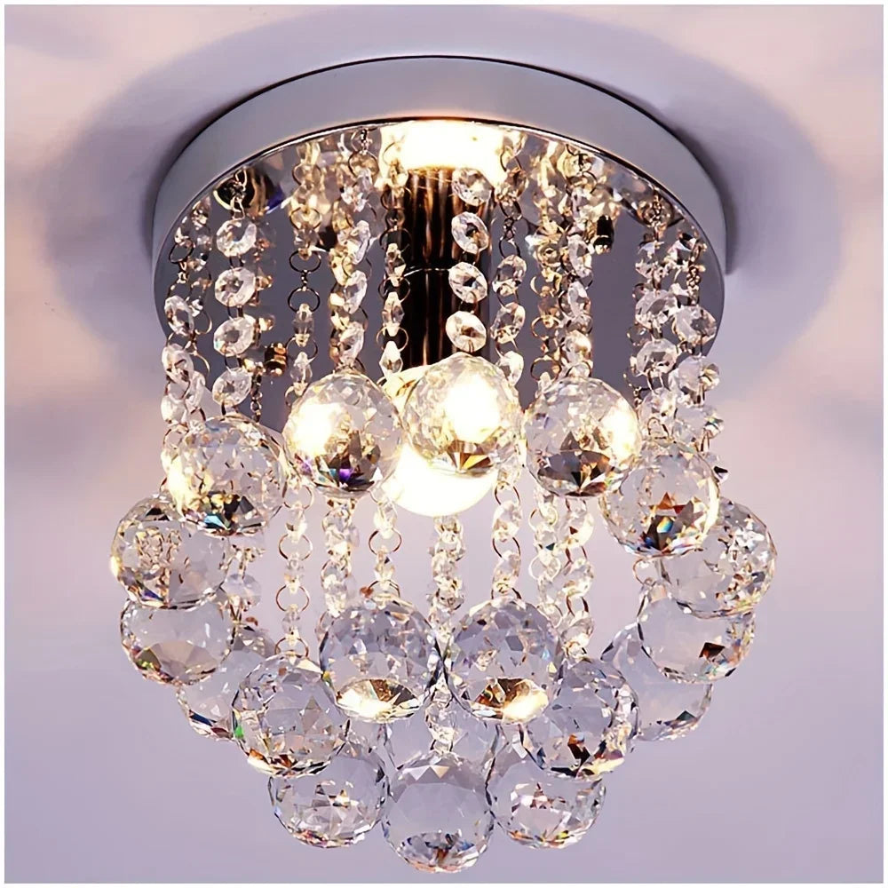 Elegant Glass Chandelier Ceiling Light - Cofik