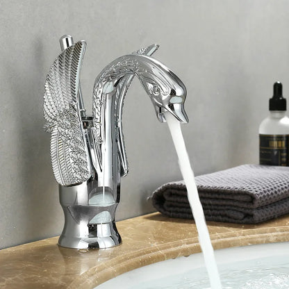 Luxury Chrome Single Handle Bathroom Faucet