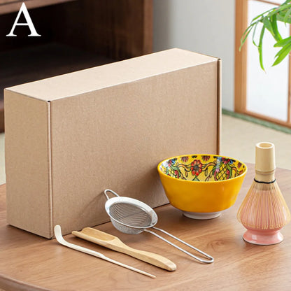 Traditional Japanese Matcha Tea Ceramic Set