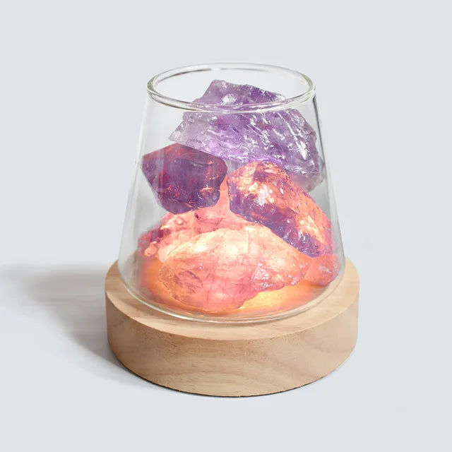 Natural Salt Night Lamp & Aroma Diffuser