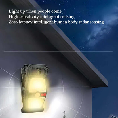 Outdoor Waterproof Solar Powered LED Lamp
