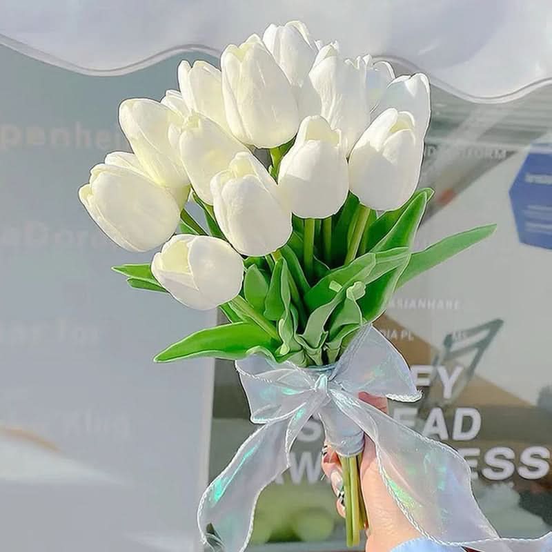 Beautiful Fake Tulip Flowers Arrangement