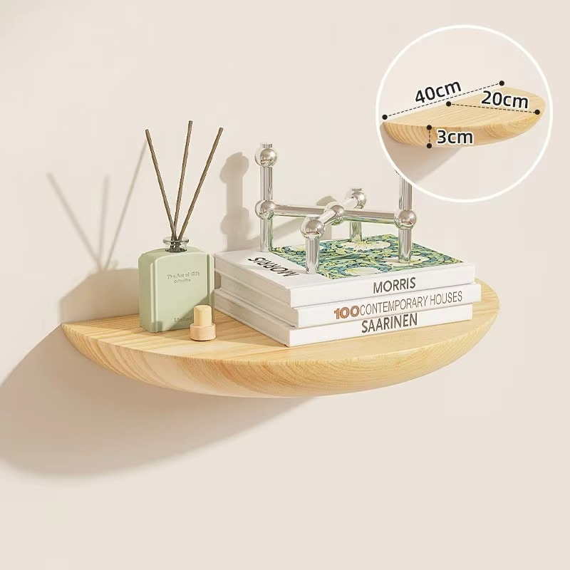 Curved Triple Layered Wall Shelf