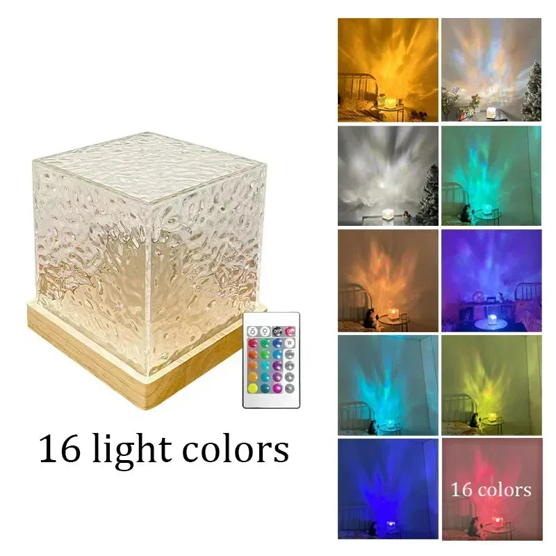 Colorful Ocean Wave Night Light Projector - Cofik