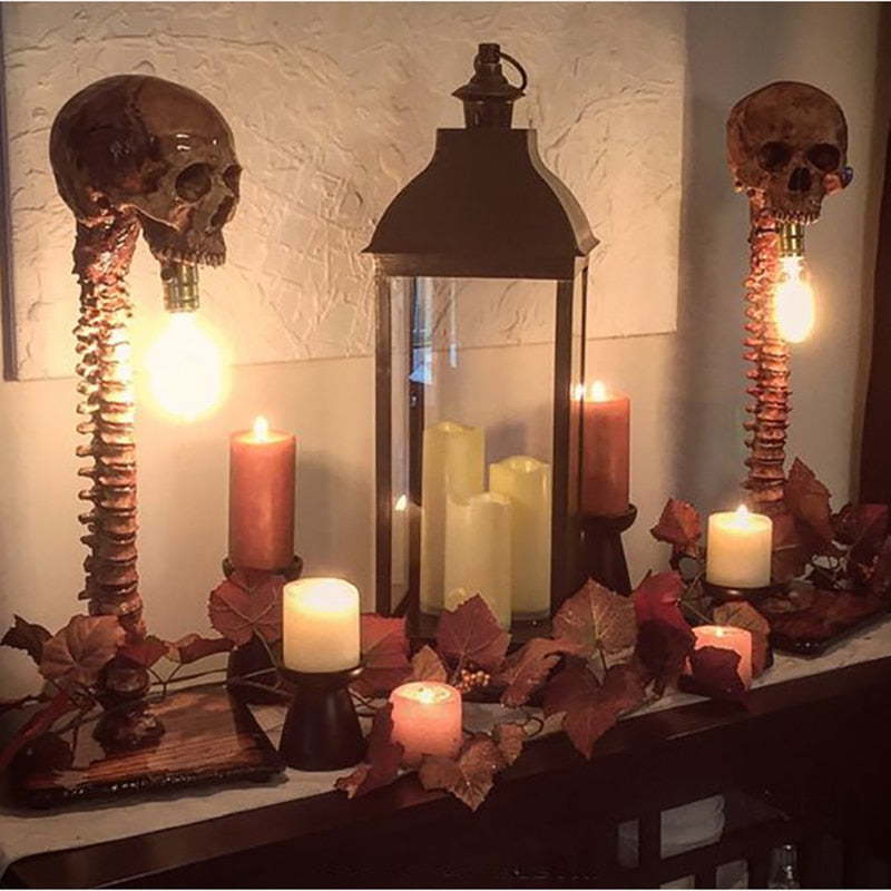 Dark Skull Desk Light
