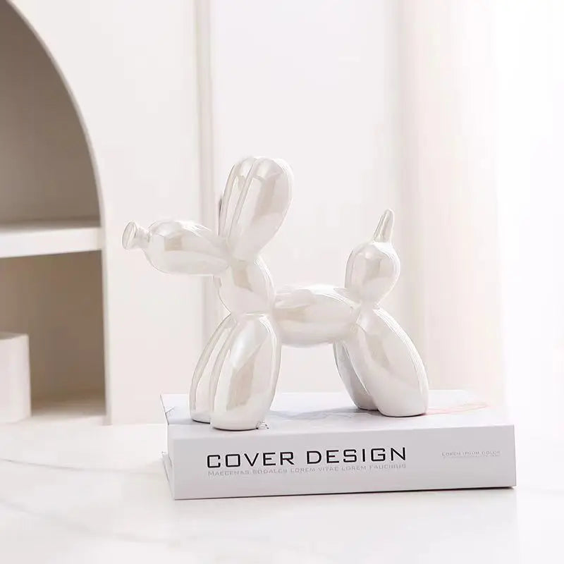 Cute Balloon Dog Figurine Decoration