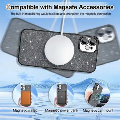 Shiny Metal Phone Case with MagSafe for iPhone - Cofik