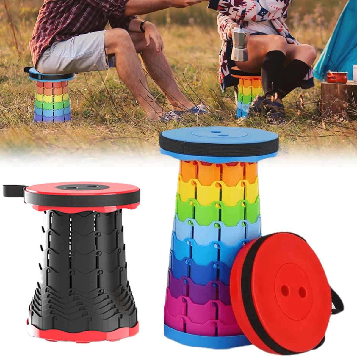 Portable Folding Stool for Crutches - Cofik