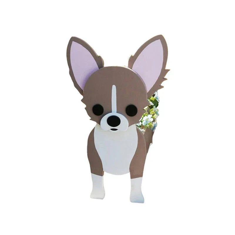 Cute Dog Planter Pot - Fun Animal Flower Holder