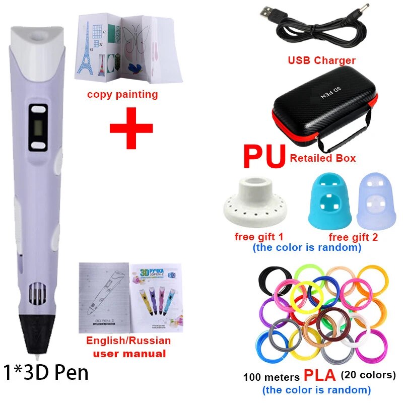 Colorful Kids Art Drawing Pen