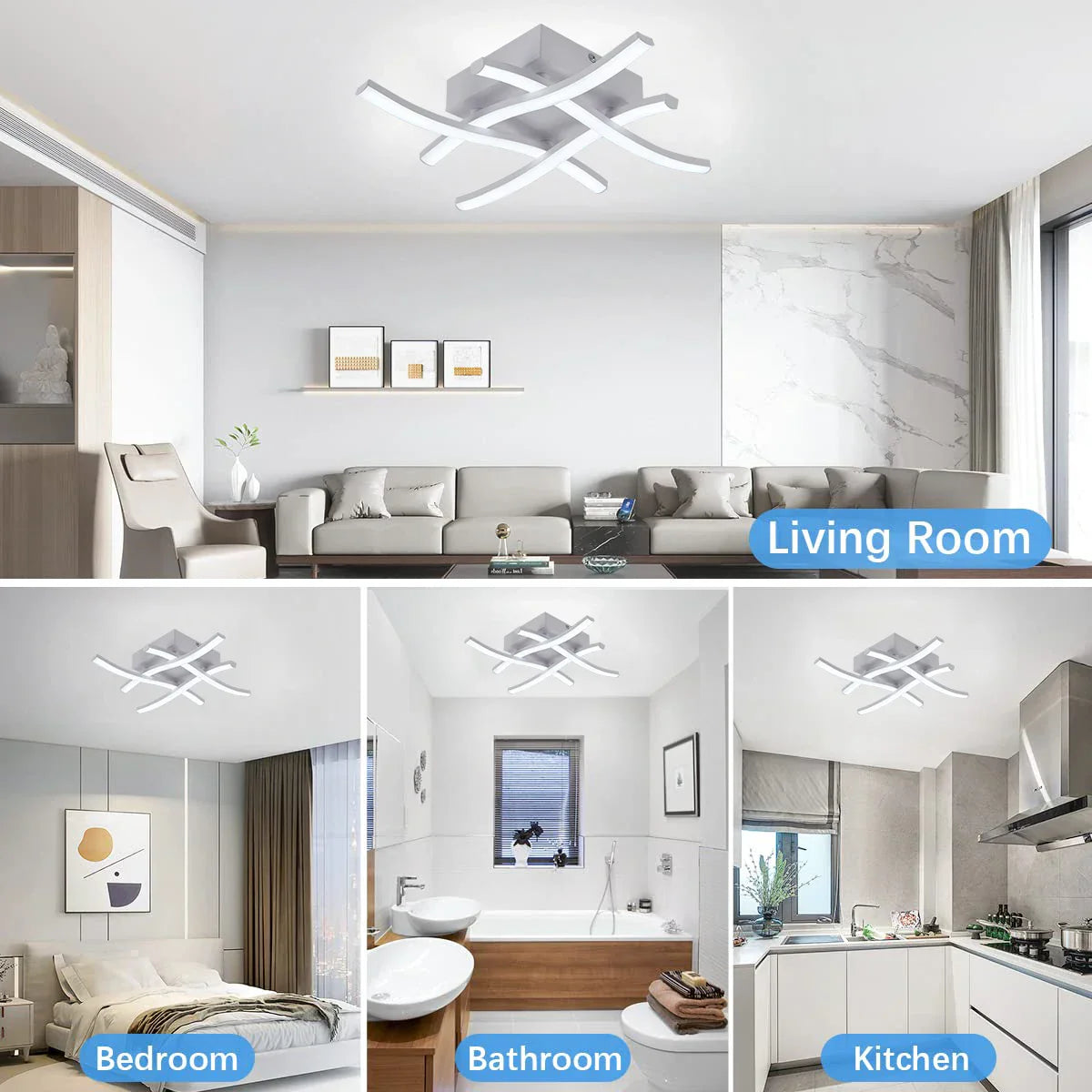 Bright LED Ceiling Light Fixtures