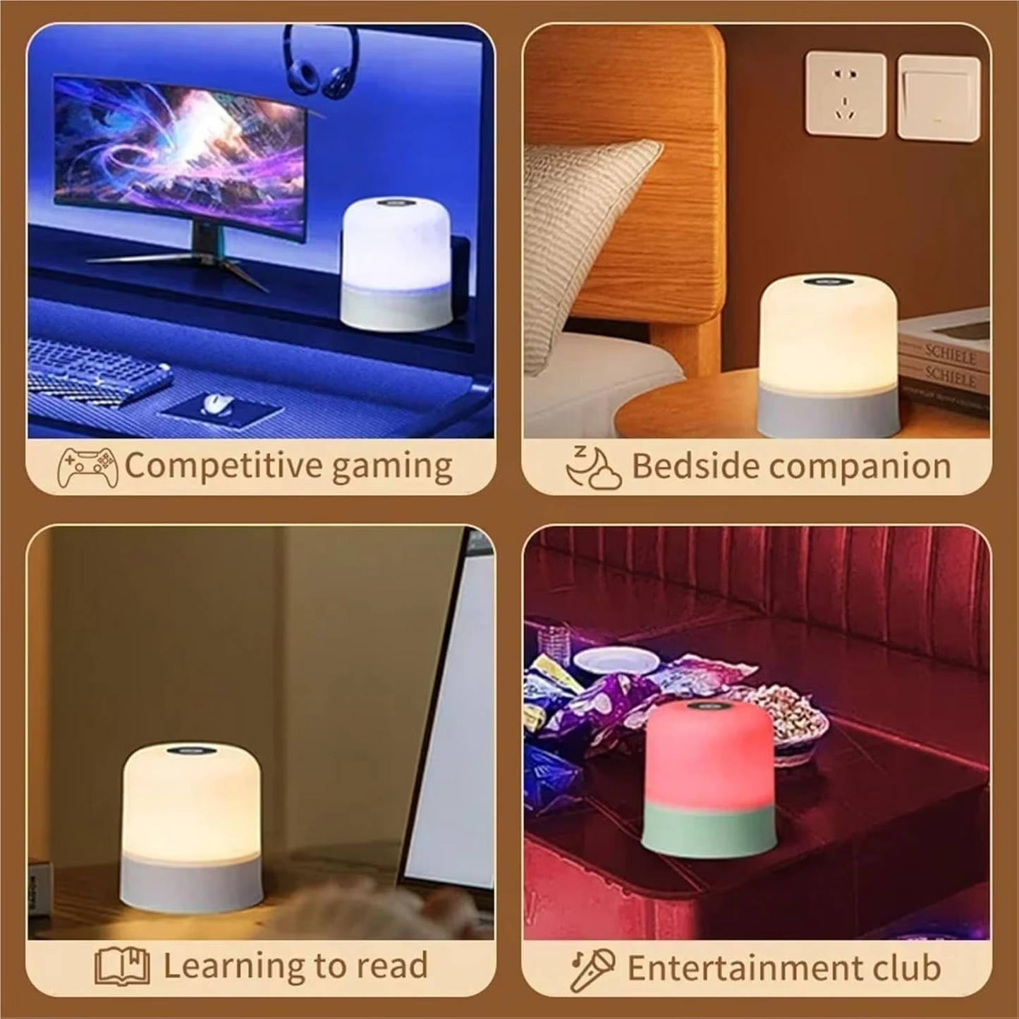 Smart LED Desk Lamp With Dimmer And Remote Control