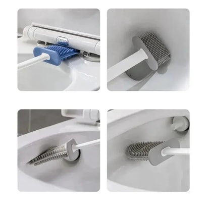 Bathroom Cleaning Brush Set with Holder