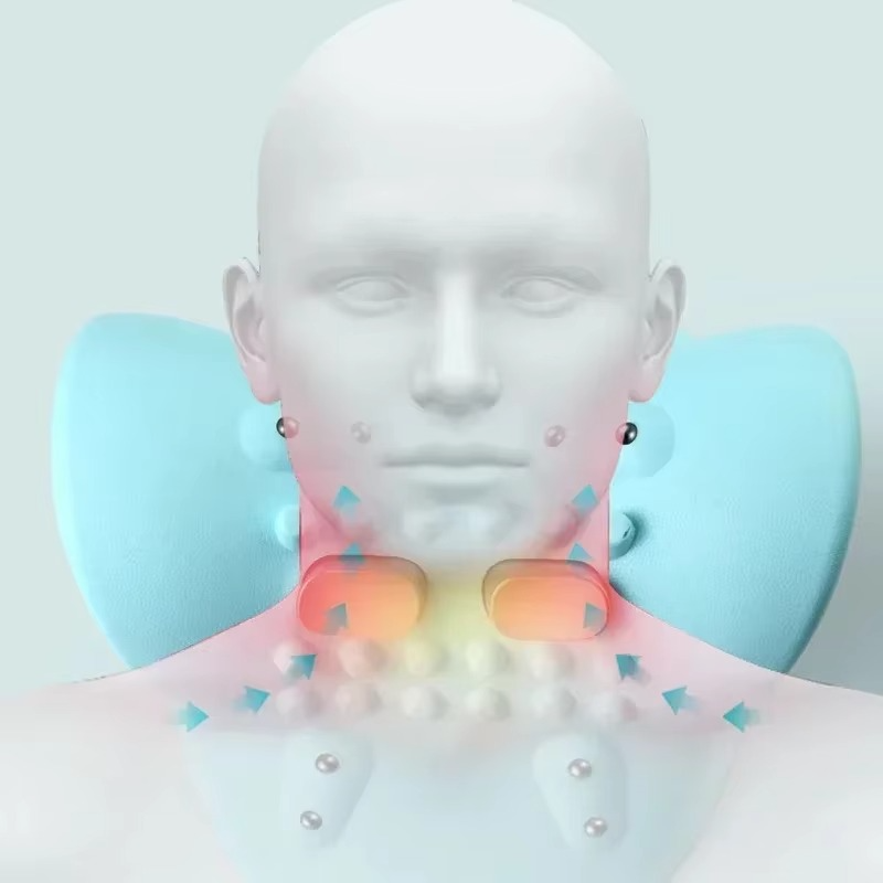 Electric Heat Massage Neck Wrap with Vibration Therapy