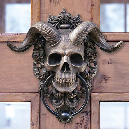 Dark Skull Decorative Door Knocker