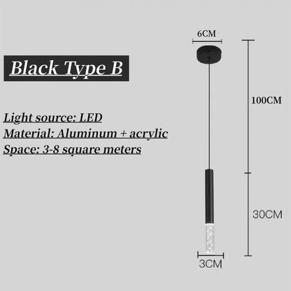 Bright Dual LED Pendant Light for Kitchen Island