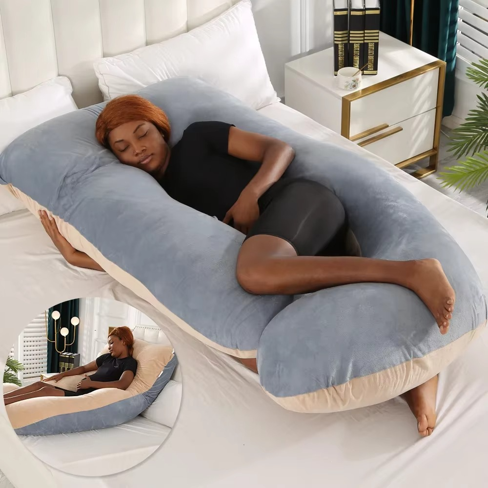 Comfortable Full Body Pregnancy Pillow for Side Sleepers