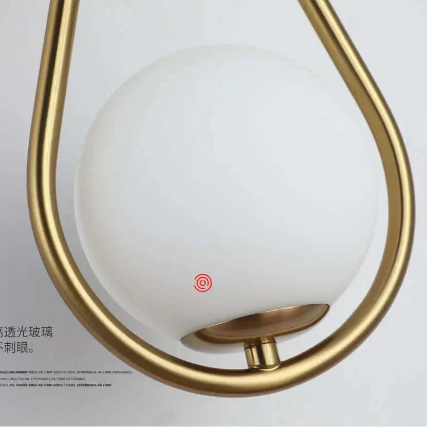 Elegant Crystal Globe Wall Light