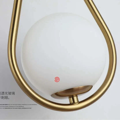 Elegant Crystal Globe Wall Light