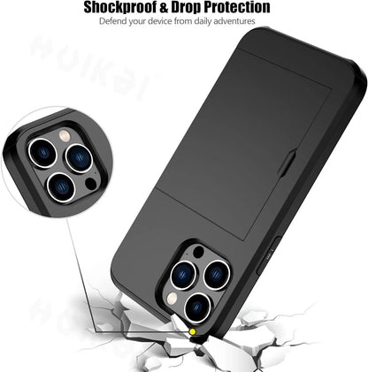 Thin Phone Case with Card Slot for iPhone 11