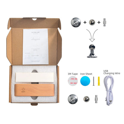 Adjustable Desk Wooden USB LED Nightlight