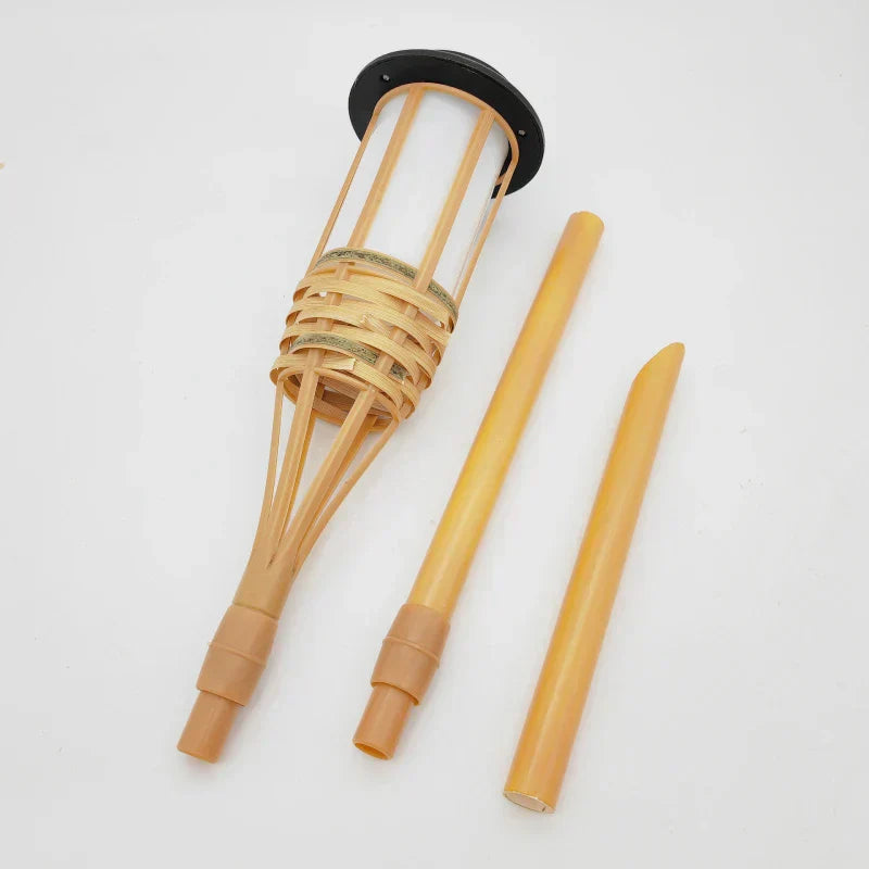 Outdoor Solar Powered Flame Lights Set