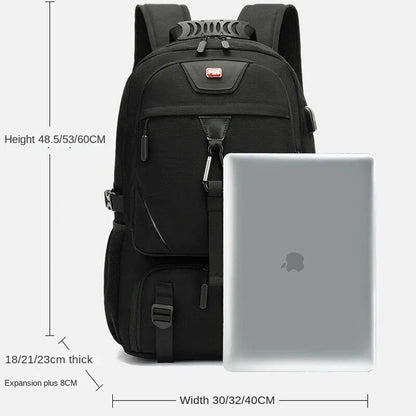 Large Capacity Hiking Backpack with USB Charger