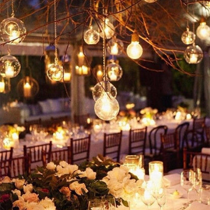 Glass Moonlight Candle Holder