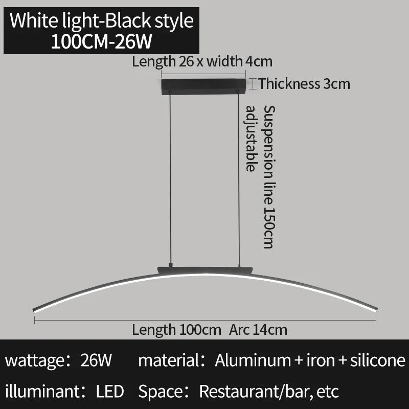 Stylish LED Hanging Pendant Light