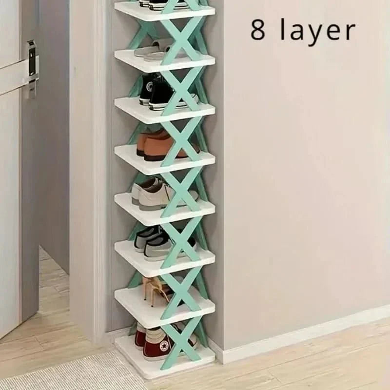 Space Saving Stackable Shoe Rack Cabinet