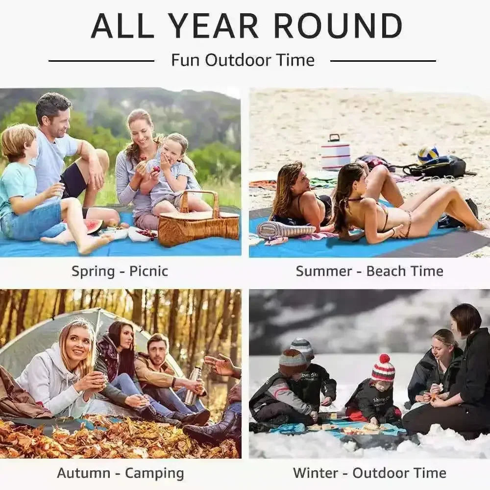 Large Water Resistant Beach Throw Blanket