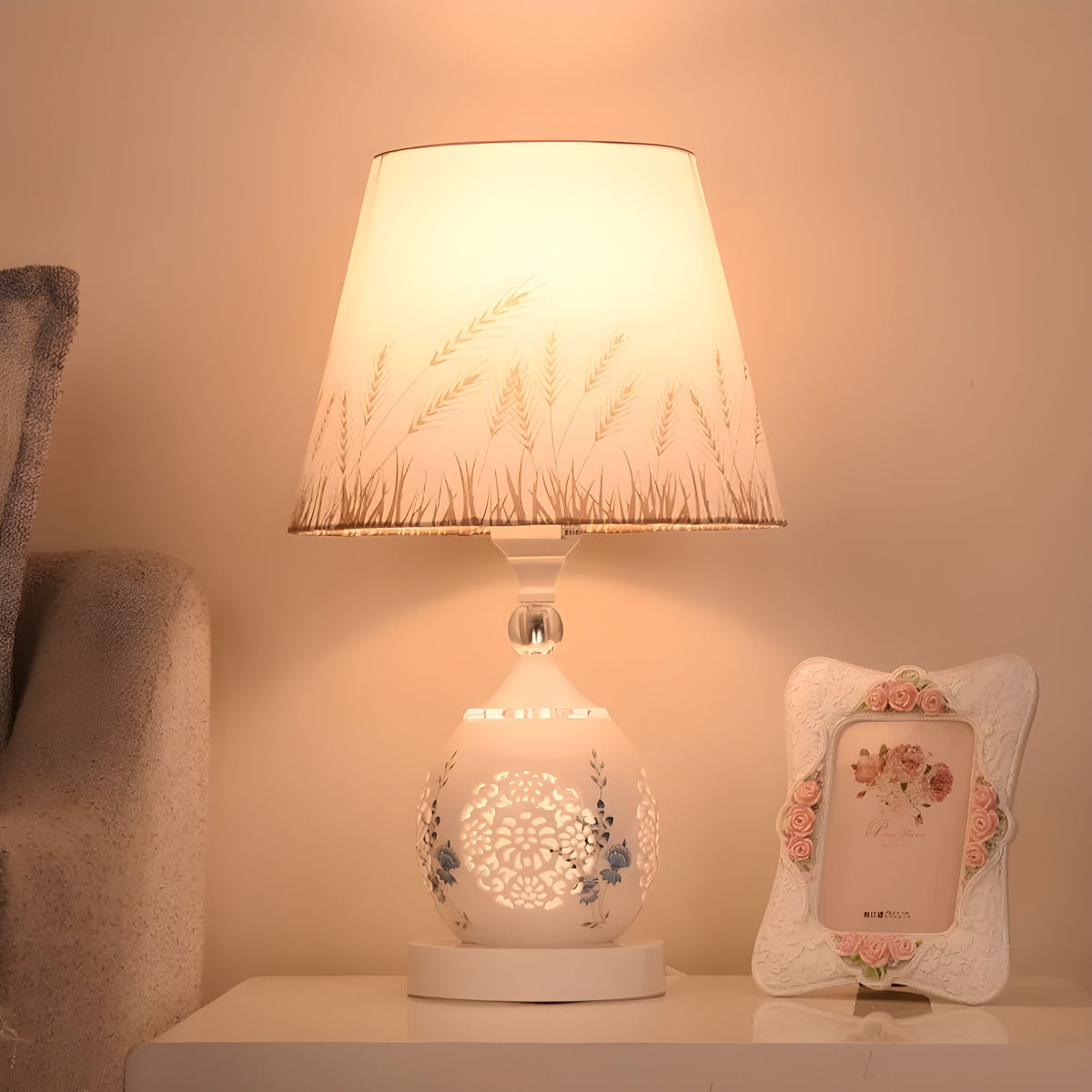 Stylish Crystal Glass Table Lamp