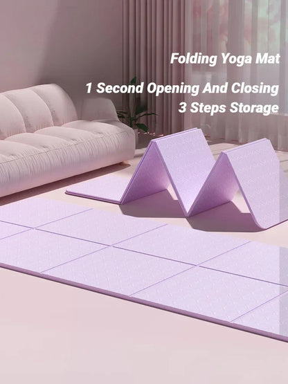 Flexible Foldable Yoga Mat Non Slip Eco Friendly